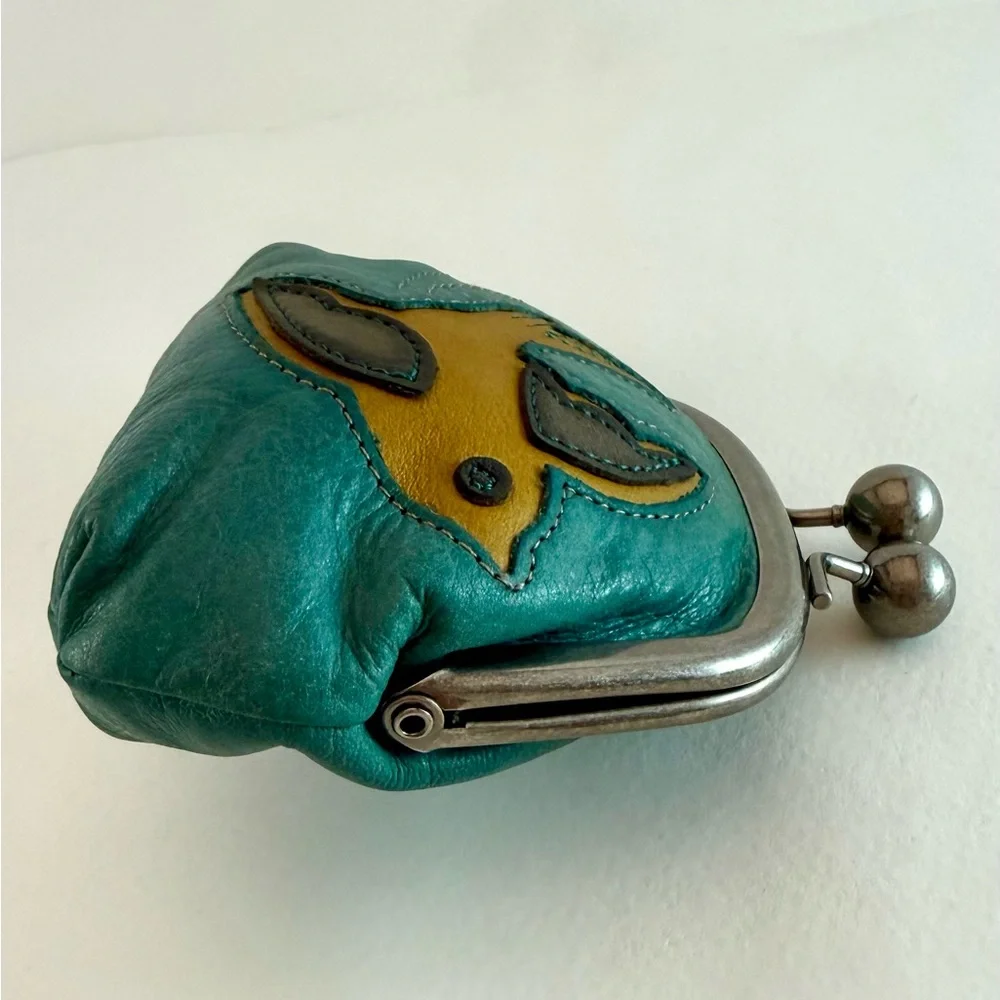 Fossil Key Leather Kisslock Coin Purse - Picture 7 of 9